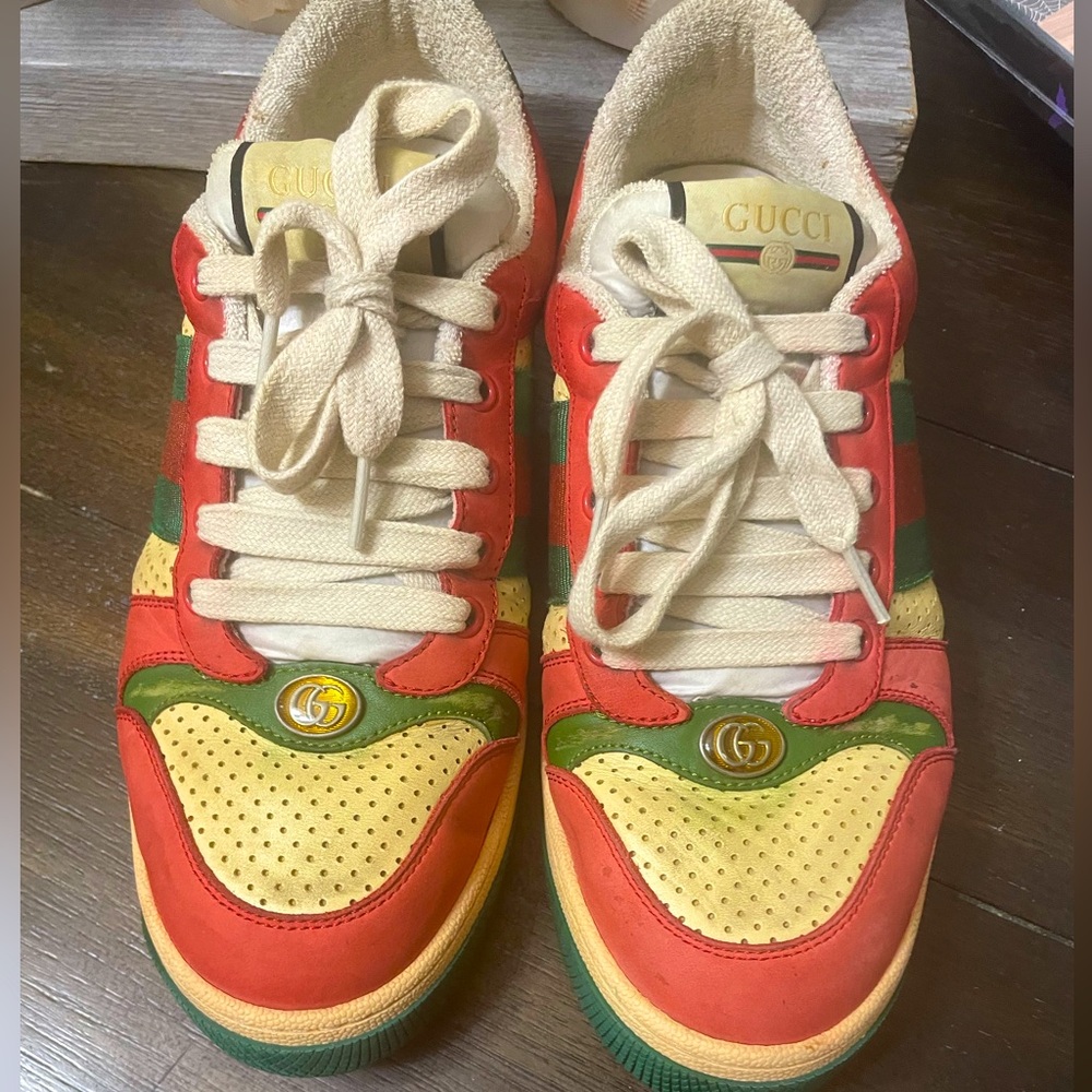 Gucci Screener Sneakers Sz 8.5
